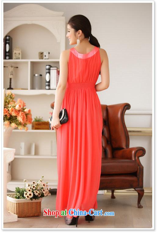 An Philippines and the United States and Europe atmospheric Evening Dress long dress with manually staple Pearl collar high waist black snow woven long skirt covered shoulders vest long dress the code-length skirts orange XXXL pictures, price, brand platters! Elections are good character, the national distribution, so why buy now enjoy more preferential! Health