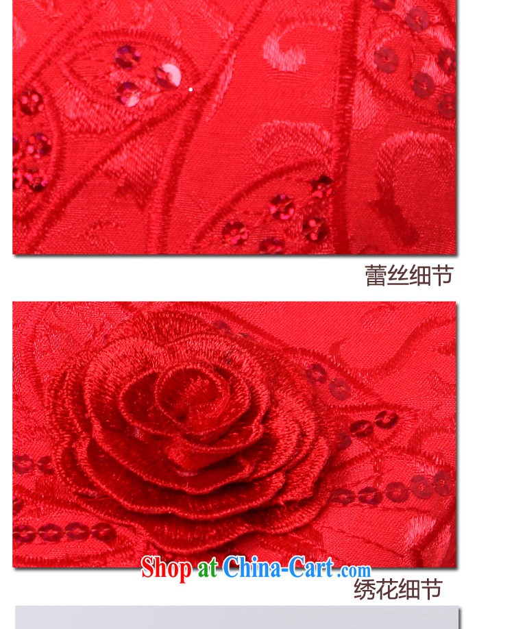 Advisory Committee in accordance with the 2015 summer new stylish personalized embroidery luxury lace Solid Color beauty female wedding dresses bows. Red wedding dress high collar dress female Red XL pictures, price, brand platters! Elections are good character, the national distribution, so why buy now enjoy more preferential! Health