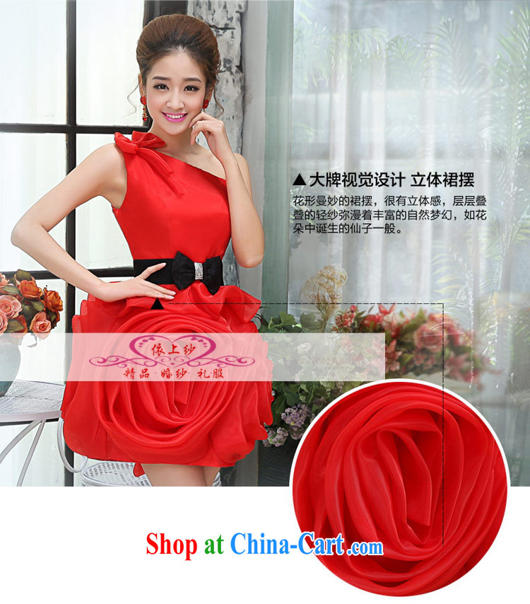 Yong-yan and 2015 new bridesmaid wedding toast wedding dress the wedding dress Evening Dress short red XL pictures, price, brand platters! Elections are good character, the national distribution, so why buy now enjoy more preferential! Health