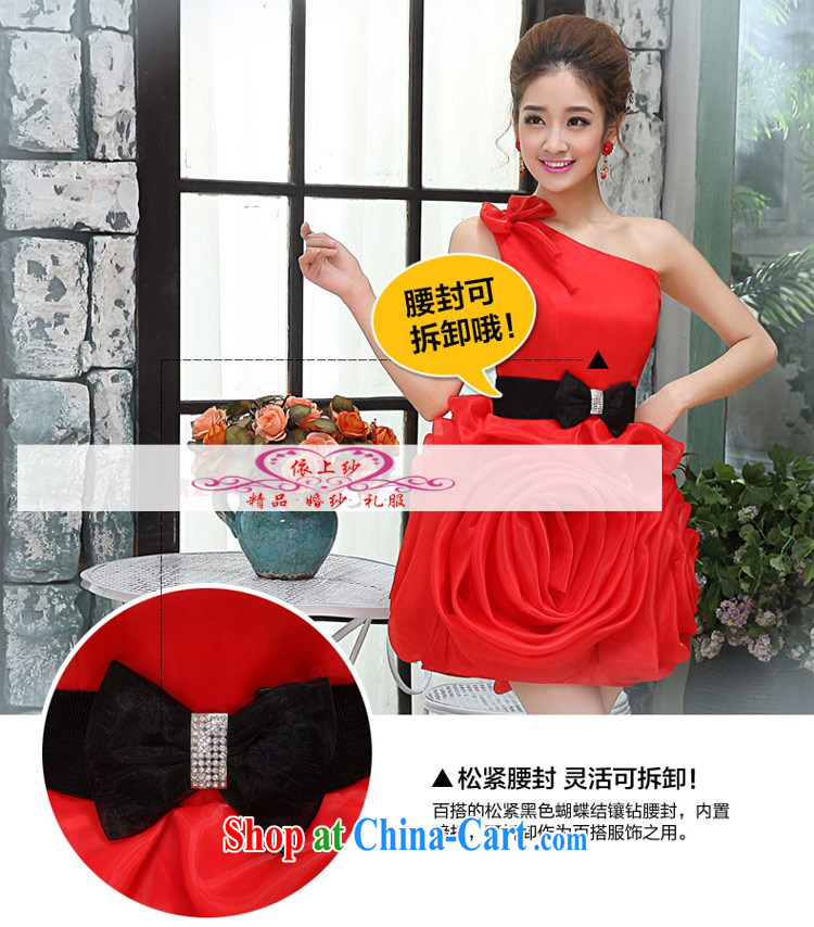 Yong-yan and 2015 new bridesmaid wedding toast wedding dress the wedding dress Evening Dress short red XL pictures, price, brand platters! Elections are good character, the national distribution, so why buy now enjoy more preferential! Health