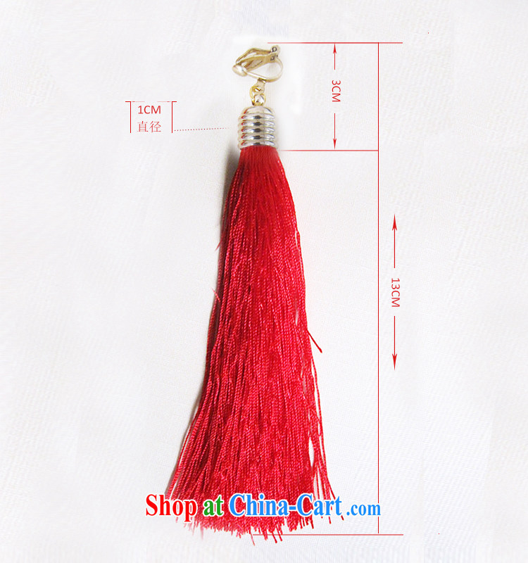 Yong-yan and 2015 New National wind red-su earrings bridal show Wo Chinese ceremony dress, Wedding Celebration classic clip-on red pictures, price, brand platters! Elections are good character, the national distribution, so why buy now enjoy more preferential! Health