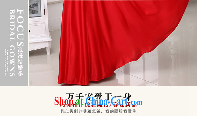 Early definition 2015 new wedding dresses elegance strap toast wedding serving long, a field shoulder evening dress red XXL pictures, price, brand platters! Elections are good character, the national distribution, so why buy now enjoy more preferential! Health