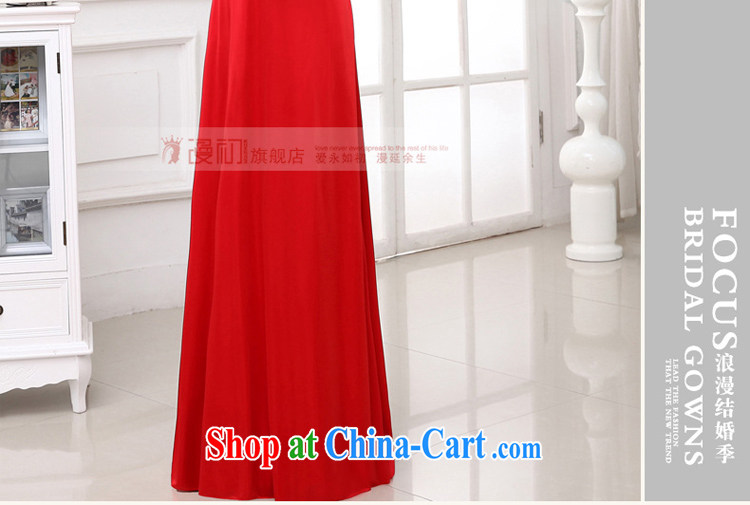 Early animated evening dress 2015 New Long fall wedding toast serving sweet Mary Magdalene chest diamond jewelry bridal dresses female Red XXL pictures, price, brand platters! Elections are good character, the national distribution, so why buy now enjoy more preferential! Health