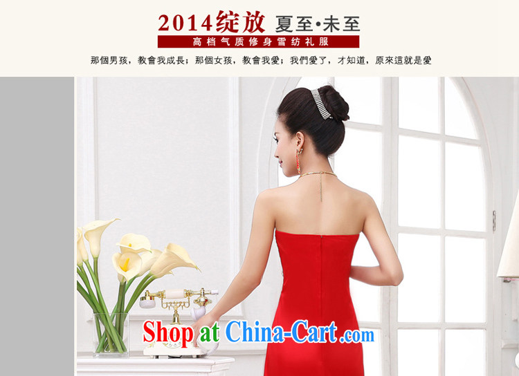 Early animated evening dress 2015 New Long fall wedding toast serving sweet Mary Magdalene chest diamond jewelry bridal dresses female Red XXL pictures, price, brand platters! Elections are good character, the national distribution, so why buy now enjoy more preferential! Health