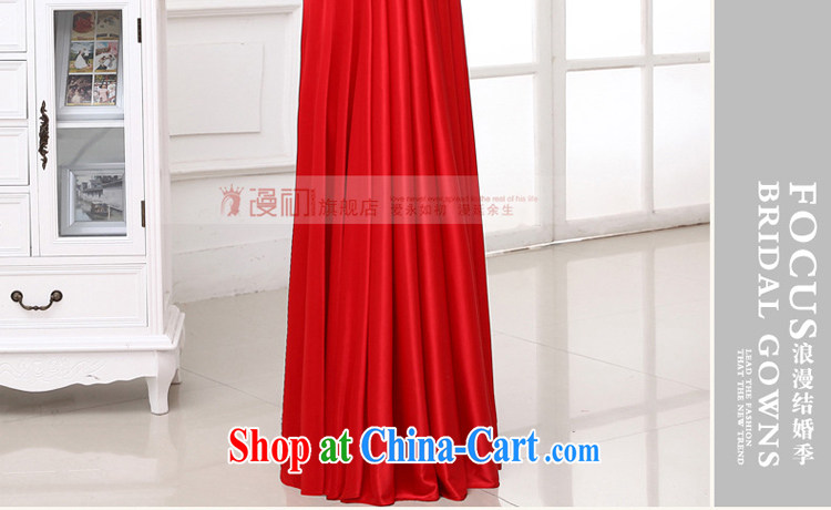 Diffuse early 2015 dress new wedding wedding bridal wedding toast service stylish erase chest diamond jewelry Evening Dress red XXL pictures, price, brand platters! Elections are good character, the national distribution, so why buy now enjoy more preferential! Health