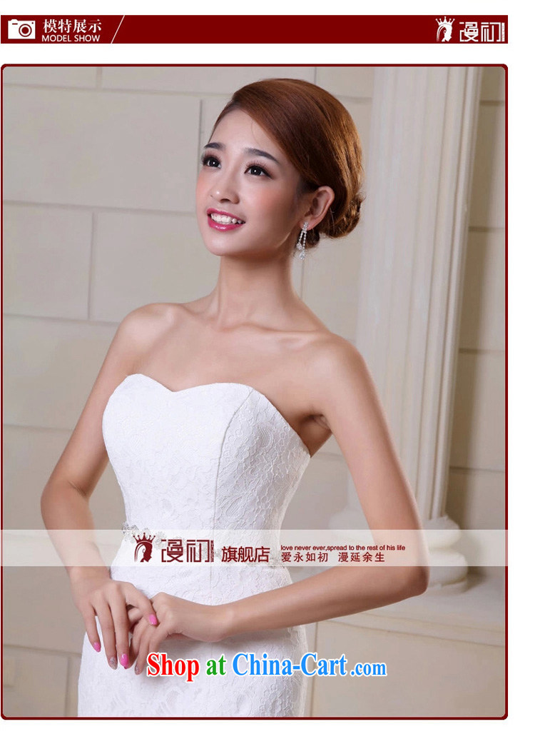 Early definition wedding dresses long, bare chest dress red wedding toast serving bridesmaid lace beauty dress L white XXL pictures, price, brand platters! Elections are good character, the national distribution, so why buy now enjoy more preferential! Health