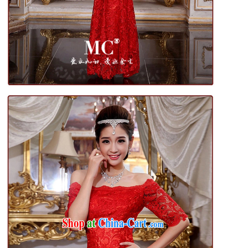Early definition 2015 New Field shoulder bridal wedding dress toast service banquet at Merlion tie with red dress red XXL pictures, price, brand platters! Elections are good character, the national distribution, so why buy now enjoy more preferential! Health
