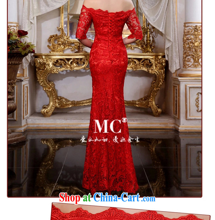 Early definition 2015 New Field shoulder bridal wedding dress toast service banquet at Merlion tie with red dress red XXL pictures, price, brand platters! Elections are good character, the national distribution, so why buy now enjoy more preferential! Health