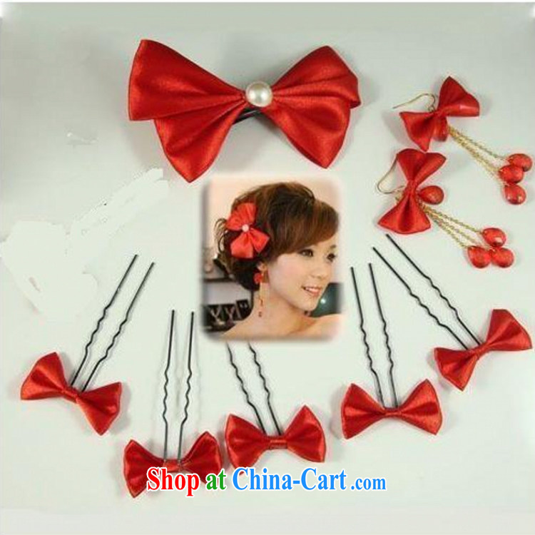 Yong-yan and HG 9 bridal jewelry bridal head-dress and adornment Korean-style bow-tie Korean-style head-dress, with red bow tie red pictures, price, brand platters! Elections are good character, the national distribution, so why buy now enjoy more preferential! Health
