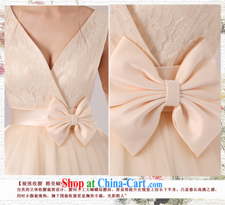 Baby bridal 2014 wedding dresses shoulders Deep V collar sexy elegant knowledge of small dress banquet dress uniform chair bridesmaid dress dress sister dress white L pictures, price, brand platters! Elections are good character, the national distribution, so why buy now enjoy more preferential! Health