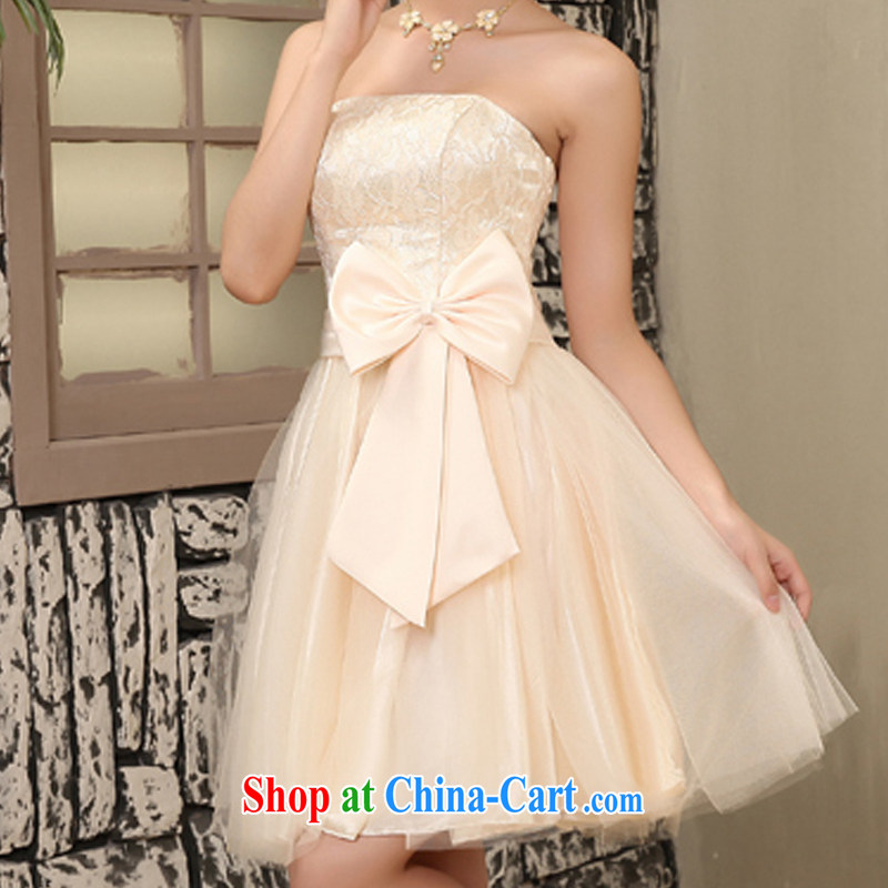 Baby bridal 2014 wedding dresses bare chest bridesmaid small dress the wedding banquet dress presided over his sisters dress dress dress fashionable fragrance color XXL, my dear Bride (BABY BPIDEB), shopping on the Internet