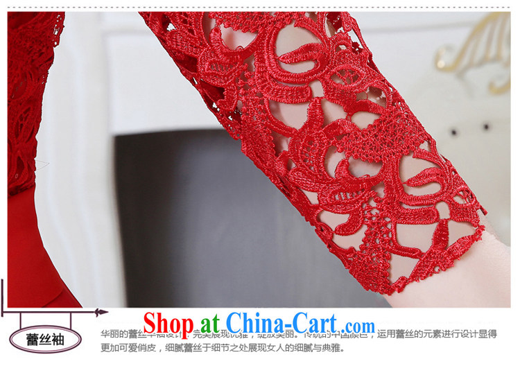 Rain is still Yi 2015 new bride wedding dress back door toast clothing Fashion Show clothing sexy lace short skirt LF 193 red long tailored pictures, price, brand platters! Elections are good character, the national distribution, so why buy now enjoy more preferential! Health