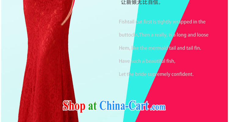 Honey, bride bridal toast service 2015 New red evening dress long lace beauty evening dress at Merlion dress wedding dresses red M pictures, price, brand platters! Elections are good character, the national distribution, so why buy now enjoy more preferential! Health