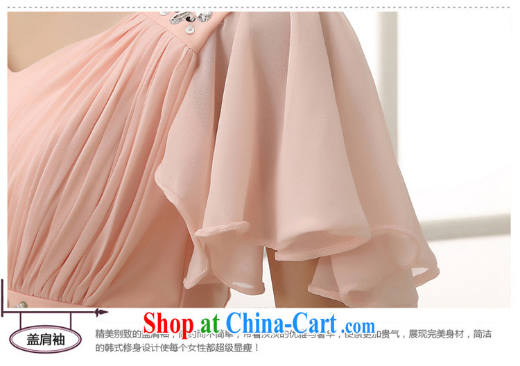 Rain was Yi marriages 2015 new wedding toast serving short-sleeved stylish bridesmaid dresses small shoulders parquet drill dresses LF 195 pink XXL pictures, price, brand platters! Elections are good character, the national distribution, so why buy now enjoy more preferential! Health