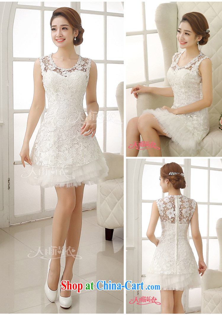 Rain is still Yi marriages 2015 new wedding dress dresses sexy lace inserts drill shoulders a yarn with short skirts dresses Princess LF 197 white XXL pictures, price, brand platters! Elections are good character, the national distribution, so why buy now enjoy more preferential! Health