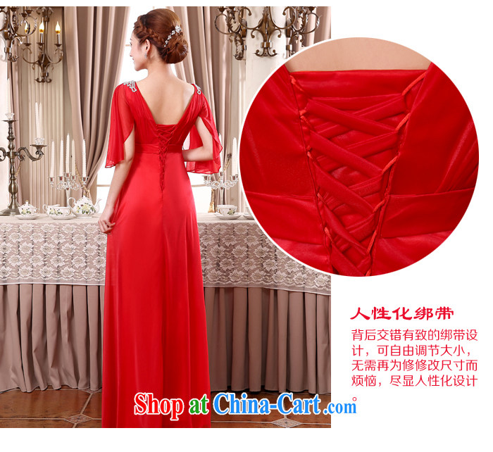A good service is 2015 new large, red, bridal wedding dress long, thick MM Evening Dress evening dress uniform toasting red 9 XL pictures, price, brand platters! Elections are good character, the national distribution, so why buy now enjoy more preferential! Health