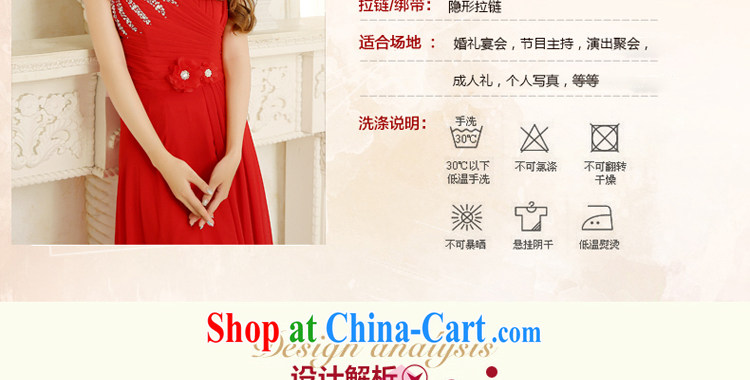Honey, bride dress 2015 new toast serving long single shoulder and elegant and stylish bridal Evening Dress women, Korean dress red L pictures, price, brand platters! Elections are good character, the national distribution, so why buy now enjoy more preferential! Health