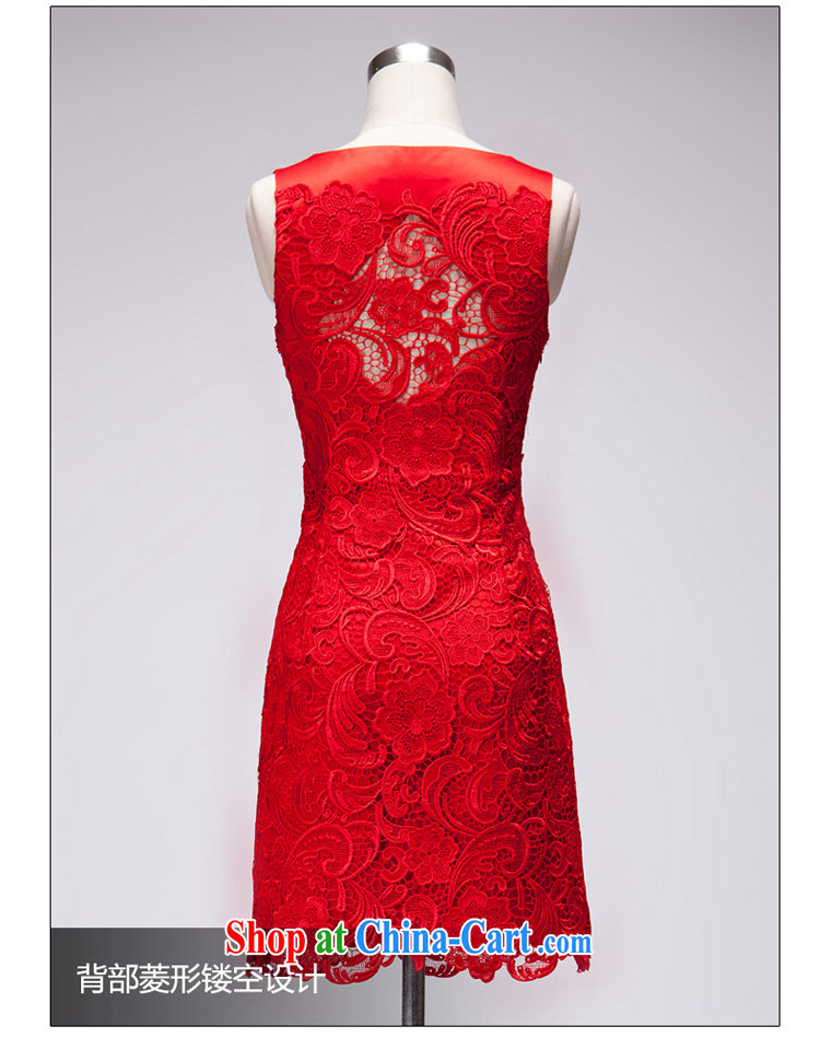 A yarn 2015 new marriage toast served a summer field shoulder lace mini dress short 30220740 red XL code 160 /92 pictures, price, brand platters! Elections are good character, the national distribution, so why buy now enjoy more preferential! Health