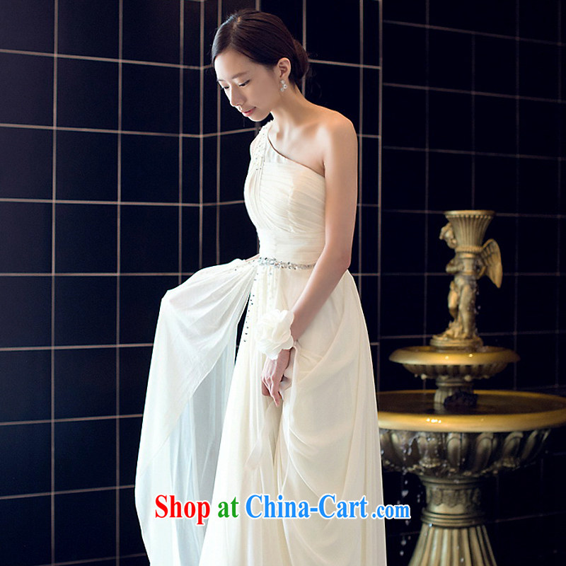 LAURELMARY sponsors the 2015 new Korean lovely single shoulder snow woven manually seamless beads small A is cultivating style with bridal gown red XL (chest 95 waist 79, sponsors, and shopping on the Internet