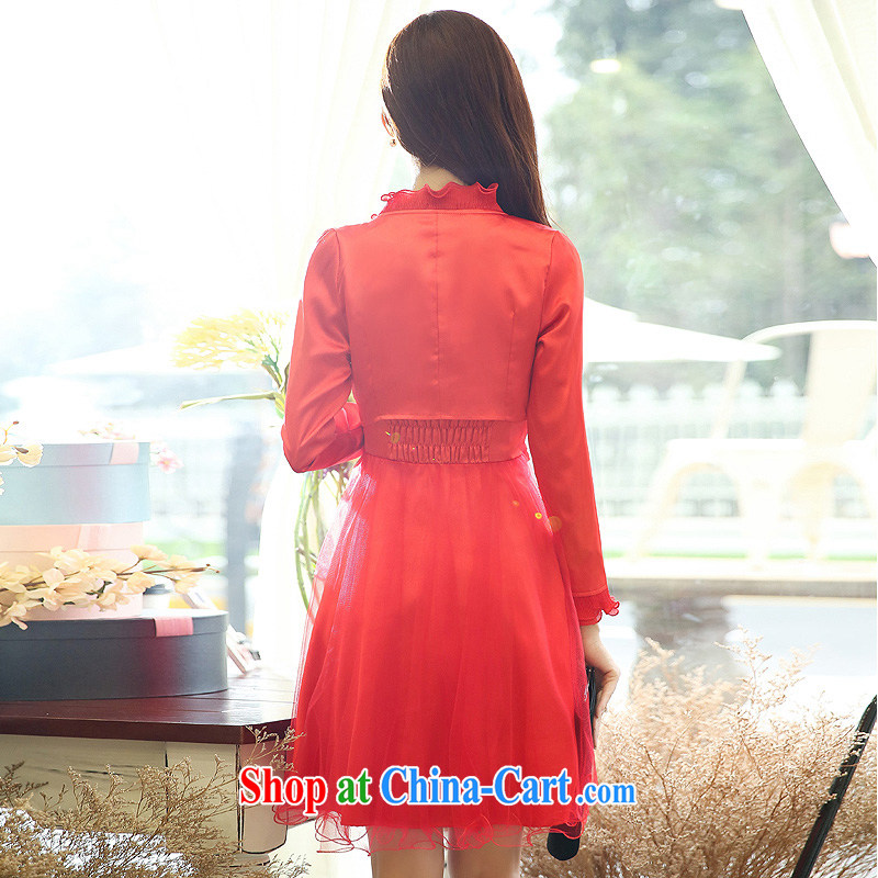 Stylish 1000 2015 addressing new women who are decorated in style red bridal gift clothing dresses package S 609,905 red XXXL, stylish 1000 hunt, shopping on the Internet
