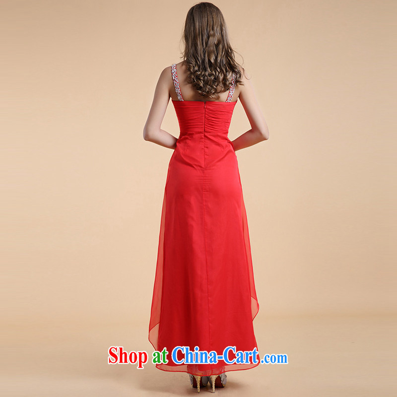 The Chronicles of Narnia red Deep V bridesmaid serving the shoulder beauty bridal wedding toast serving new, long evening dress Red N 14 - 3515 L, the Chronicles of Narnia, narnia), and shopping on the Internet