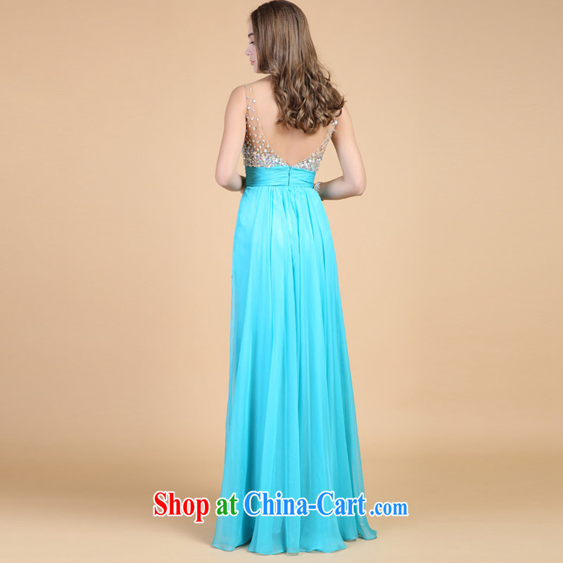 The Chronicles of Narnia 2015 Deep v parquet drill stylish long dress New Year Toastmaster of the model show Evening Dress green N 14 - 61,301 XXL, the Chronicles of Narnia, narnia), online shopping