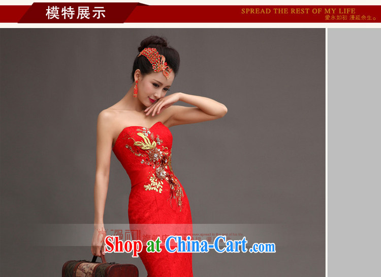 Definition 2015 early marriage bows dress long lace beauty graphics thin evening dresses at Merlion hosted service performance Red. Pictures, price, brand platters! Elections are good character, the national distribution, so why buy now enjoy more preferential! Health