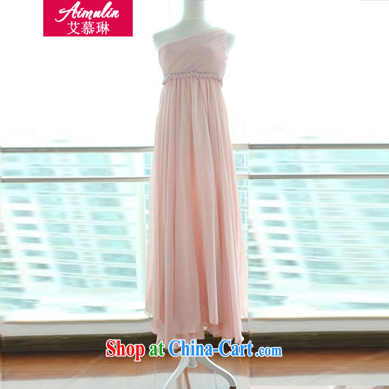 With the Lin (AIMULIN) Autumn 2014 the new bridesmaid dresses short dresses the bride toast wedding clothes and stylish wedding dresses 898 pink long XXL, AIDS, Lin (Ai mu lin), online shopping