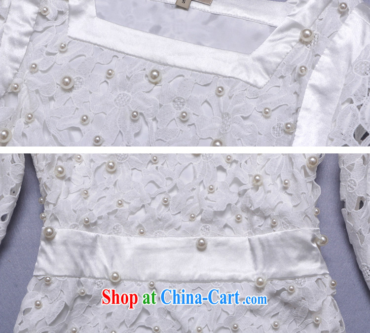 With the Lin (AIMULIN) Autumn 2014 the new European and American big courage empty embroidered the pearl cultivation dresses dress 9008 white XXL pictures, price, brand platters! Elections are good character, the national distribution, so why buy now enjoy more preferential! Health