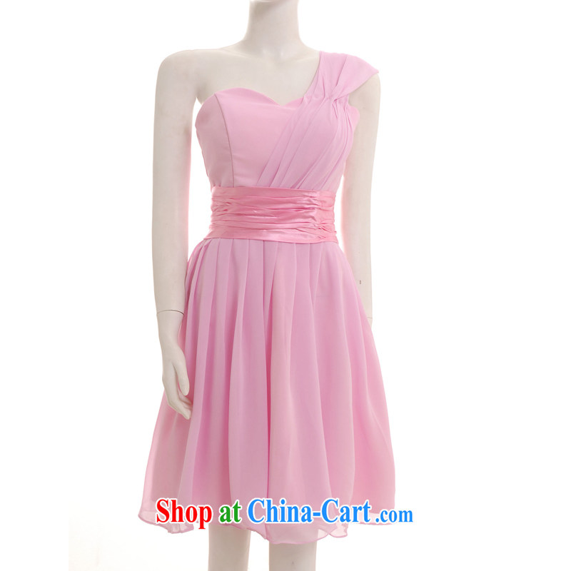 Honey, bride new small dress bridesmaid's sister serving the shoulder straps short marriages served toast the betrothal Evening Dress girls light pink XXL, honey, bride, shopping on the Internet