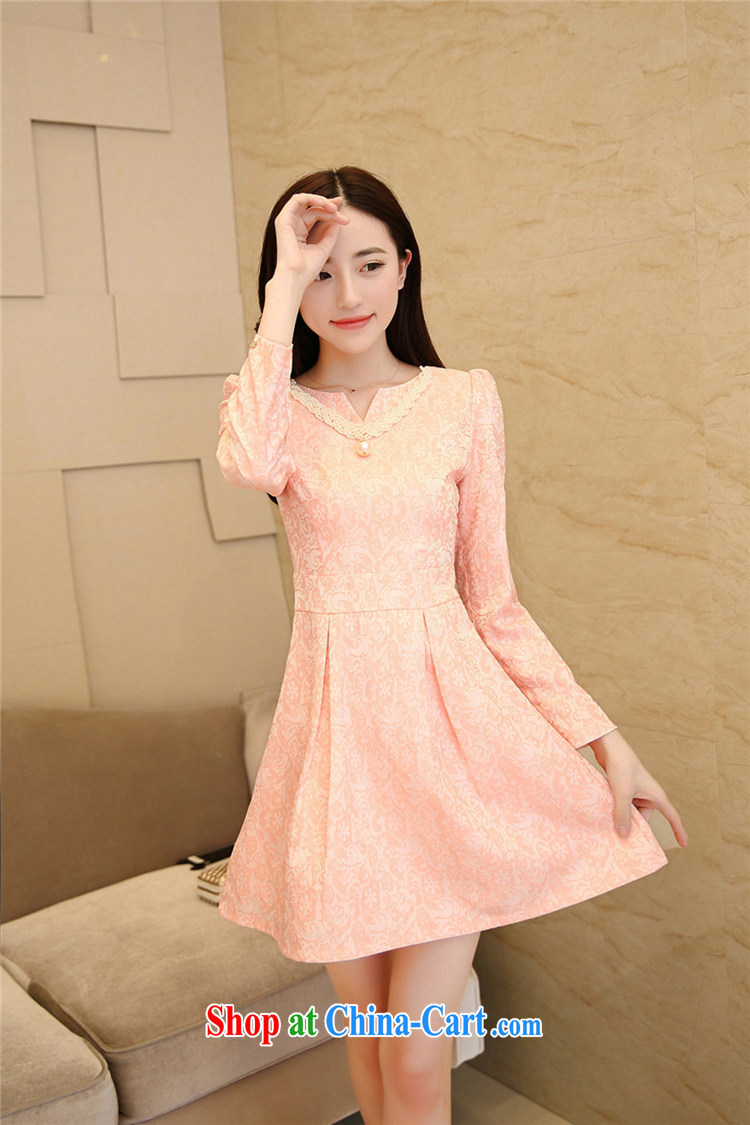 The style in the 2015 Spring and Autumn new Korean version, embossed elegance beauty bridesmaid dress dresses QY 1055 pink XL code pictures, price, brand platters! Elections are good character, the national distribution, so why buy now enjoy more preferential! Health