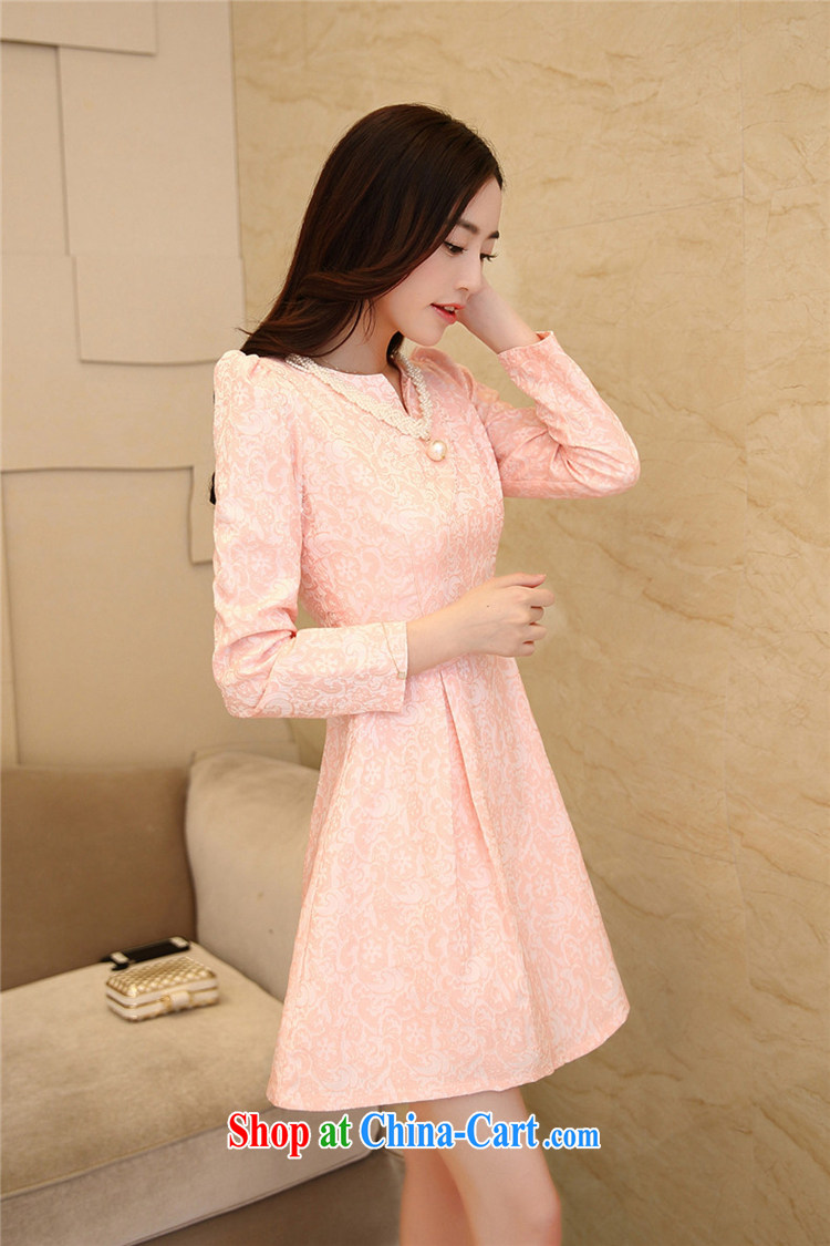 The style in the 2015 Spring and Autumn new Korean version, embossed elegance beauty bridesmaid dress dresses QY 1055 pink XL code pictures, price, brand platters! Elections are good character, the national distribution, so why buy now enjoy more preferential! Health