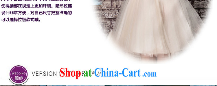 Honey, bride 2015 new hot bridesmaid serving short wedding tied with a small dress wiped chest shaggy dress Korean bows dress champagne color XXL pictures, price, brand platters! Elections are good character, the national distribution, so why buy now enjoy more preferential! Health