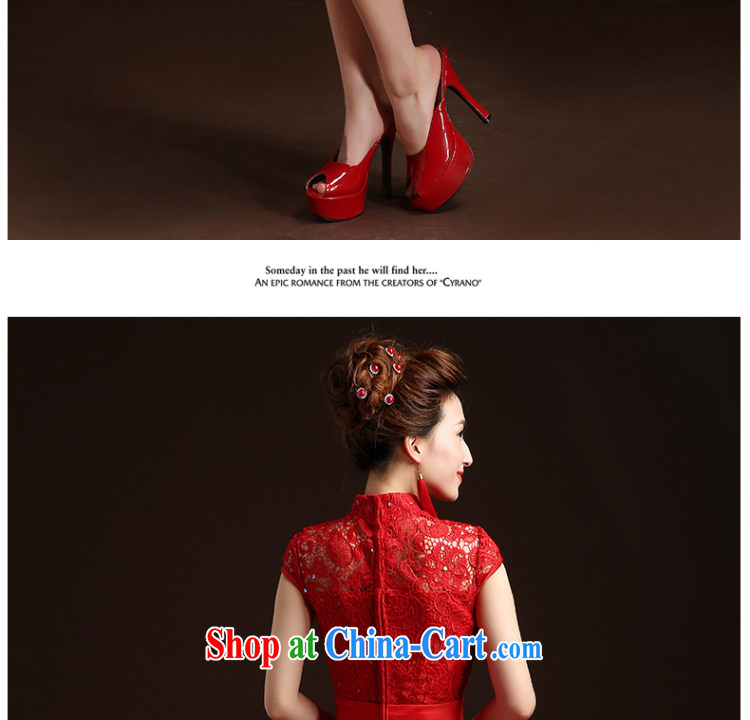Qi wei wedding dresses 2015 summer New Red lace package shoulder marriages served toast dress short dresses beauty short, female graduates ball red custom plus $30 pictures, price, brand platters! Elections are good character, the national distribution, so why buy now enjoy more preferential! Health