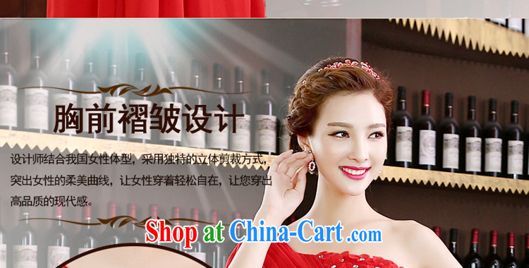 Honey, bride 2015 new single shoulder long red evening dress bride toast wedding service the code graphics thin Korean version with a sleek female Red tailored pictures, price, brand platters! Elections are good character, the national distribution, so why buy now enjoy more preferential! Health