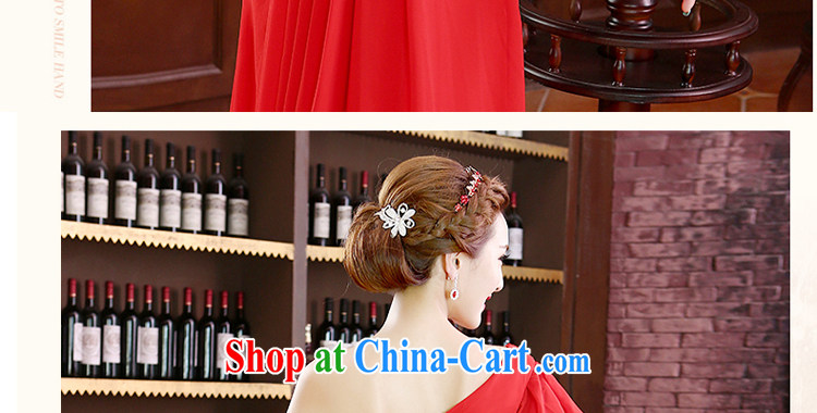 Honey, bride 2015 new single shoulder long red evening dress bride toast wedding service the code graphics thin Korean version with a sleek female Red tailored pictures, price, brand platters! Elections are good character, the national distribution, so why buy now enjoy more preferential! Health