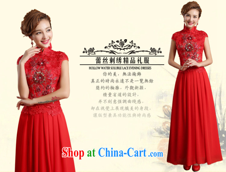 Qi wei wedding dresses bows service bridal dresses 2015 summer Chinese style in a new, long, Retro improved stylish wedding wedding beauty red custom plus $30 pictures, price, brand platters! Elections are good character, the national distribution, so why buy now enjoy more preferential! Health