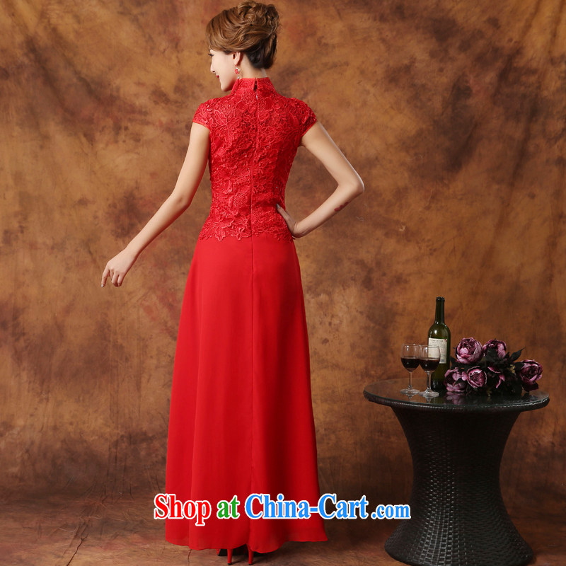 Qi wei wedding dresses bows service bridal dresses 2015 summer Chinese style in a new, long, Retro improved stylish wedding wedding beauty red custom plus $30, Qi wei (QI WAVE), and shopping on the Internet