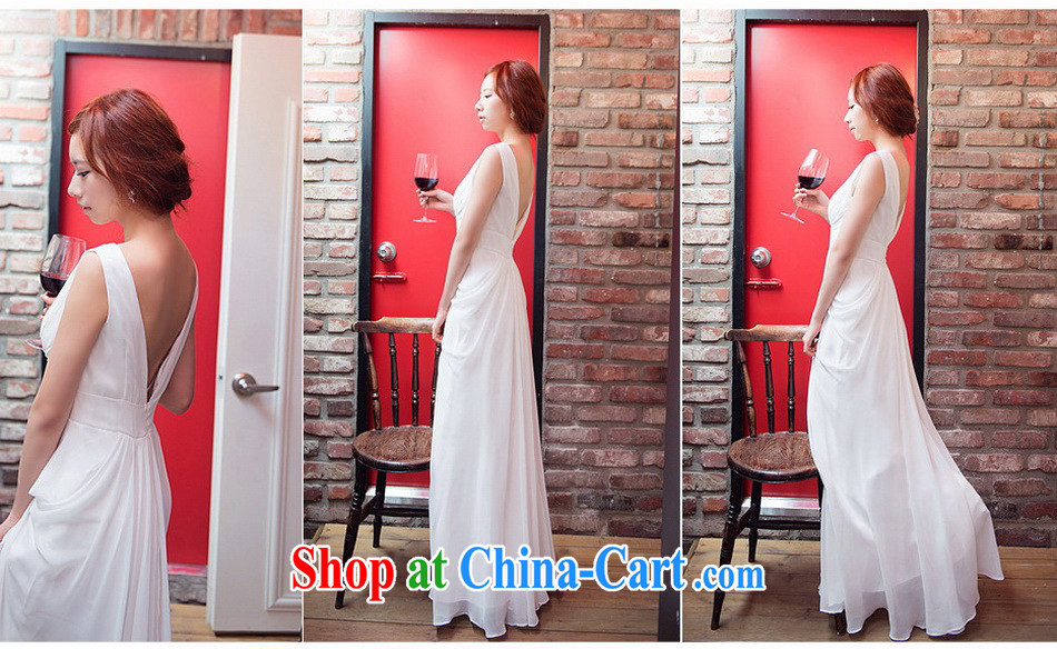 LAURELMARY sponsors the 2014 new Korean attractive dark V back exposed high waist small A snow is woven with evening dress white XL (chest 95 waist 79 ) pictures, price, brand platters! Elections are good character, the national distribution, so why buy now enjoy more preferential! Health