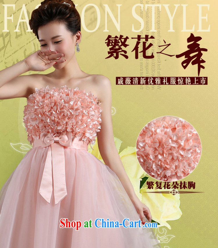 Wei Qi toast serving bridesmaid Service Bridal wedding pink dress Evening Dress dress bridesmaid mission short bridesmaid performances with small dress summer pink S pictures, price, brand platters! Elections are good character, the national distribution, so why buy now enjoy more preferential! Health