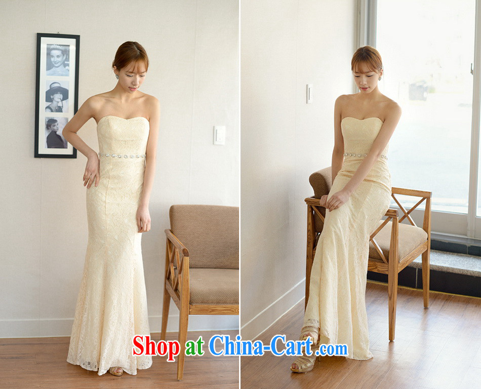 LAURELMARY sponsors the 2015 new Korean lace bare chest seamless pearl-waist beauty graphics thin package and long at Merlion dress bridal ceremony such as the color XL (chest 95 waist 79 ) pictures, price, brand platters! Elections are good character, the national distribution, so why buy now enjoy more preferential! Health