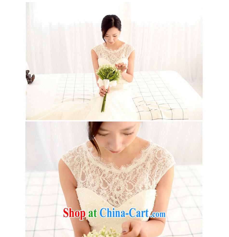LAURELMARY sponsors the 2015 new Korean version elegant lace round-collar beauty graphics thin terrace back strap with tail dress bridal ceremony as the color XL (chest 95 waist 79 ) pictures, price, brand platters! Elections are good character, the national distribution, so why buy now enjoy more preferential! Health