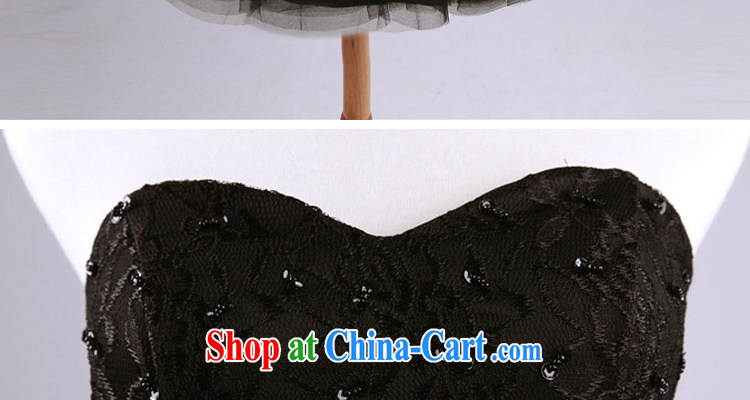 Honey, bride 2015 new small dress wiped his chest shaggy dress bride wedding toast serving graphics thin strap ball short black dress tailored pictures, price, brand platters! Elections are good character, the national distribution, so why buy now enjoy more preferential! Health