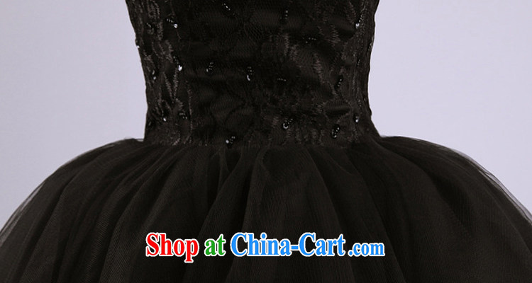 Honey, bride 2015 new small dress wiped his chest shaggy dress bride wedding toast serving graphics thin strap ball short black dress tailored pictures, price, brand platters! Elections are good character, the national distribution, so why buy now enjoy more preferential! Health