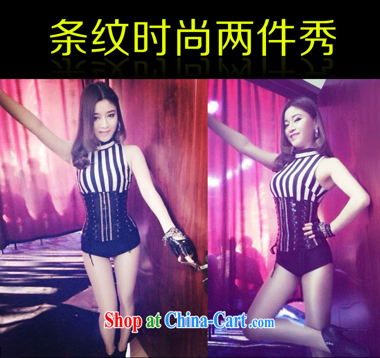 Dance by Barbara DS performances in Europe and serve new night singer 酒吧女 DJ stylish stage costumes for dance-load #8493 black-and-white streaks in M code pictures, price, brand platters! Elections are good character, the national distribution, so why buy now enjoy more preferential! Health