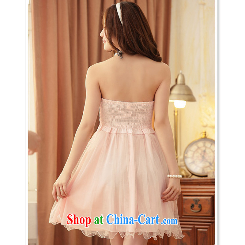 An Philippines and the United States for the payment package mail XL dress wiped his chest bridesmaid Princess high-waist style thick mm even sisters and skirt with small dress dresses pink XXXL, facilitating Philippines and the United States, shopping on