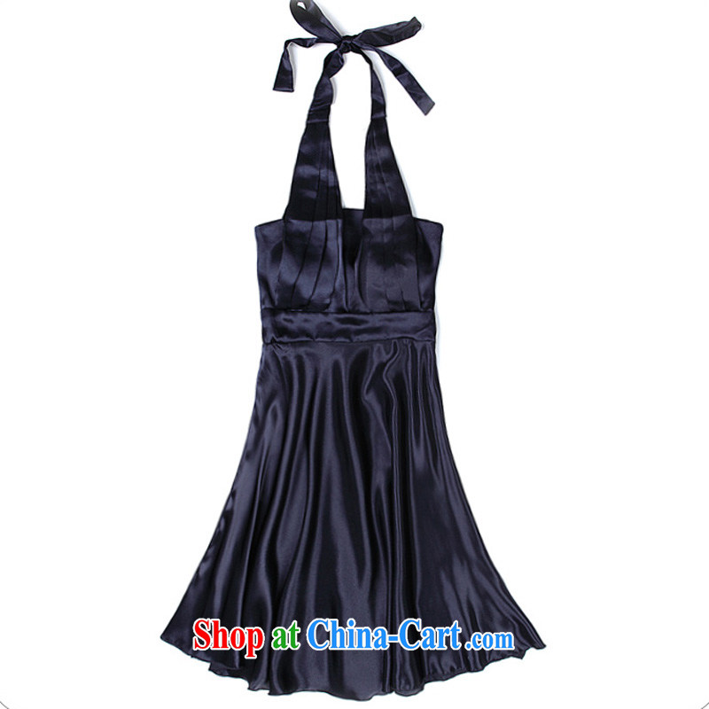 An Philippines and the United States the package mail XL dress emotional-neck high waist large minimalist in Europe and mm thick evening gown and sisters dress dress royal blue XXXL, bring about Philippines and the United States, shopping on the Internet