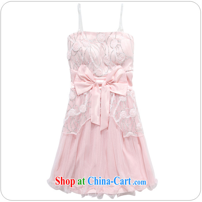 JK 2. Wipe YY chest high-waist thick mm the bowtie Princess dress Annual Show small dress bridesmaid sister dresses small dress pink XXXL pictures, price, brand platters! Elections are good character, the national distribution, so why buy now enjoy more preferential! Health