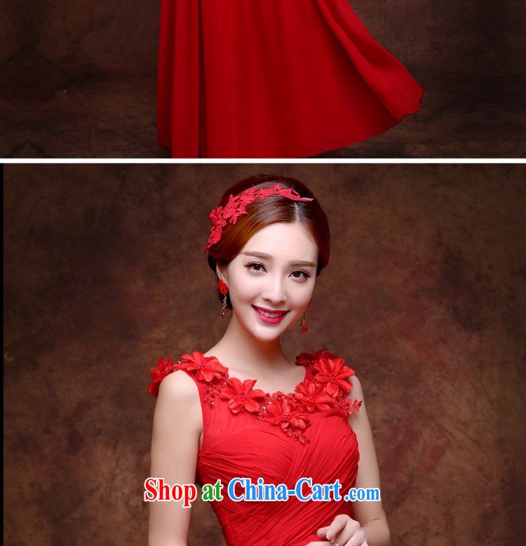 Qi wei bridal dresses summer 2015 New red long evening dress Evening Dress wedding toast serving pregnant women the code strap shoulders dress dress red L pictures, price, brand platters! Elections are good character, the national distribution, so why buy now enjoy more preferential! Health