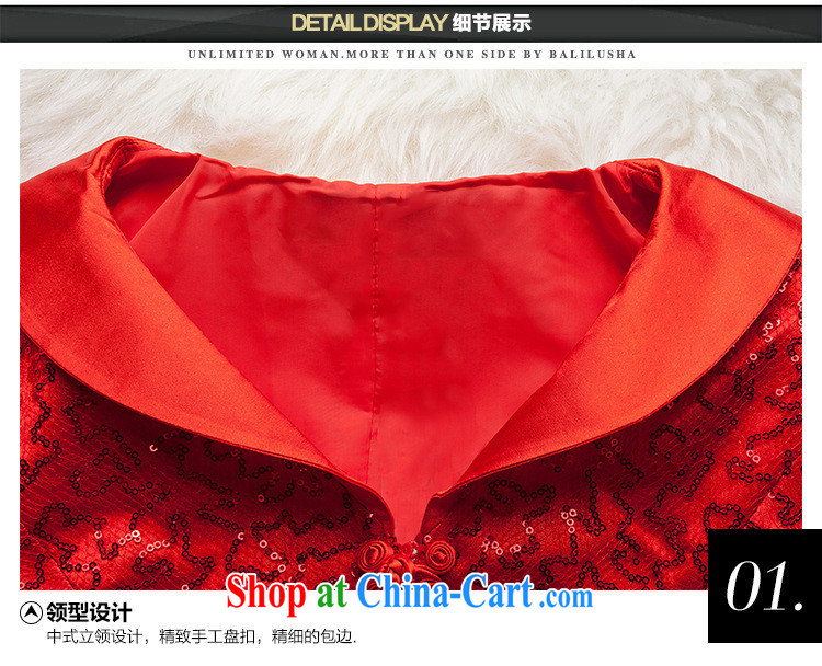 KRTRACY autumn 2015 the new retro China wind red bows Service Bridal clothing Evening Dress small dress BLLS 1009 red L pictures, price, brand platters! Elections are good character, the national distribution, so why buy now enjoy more preferential! Health